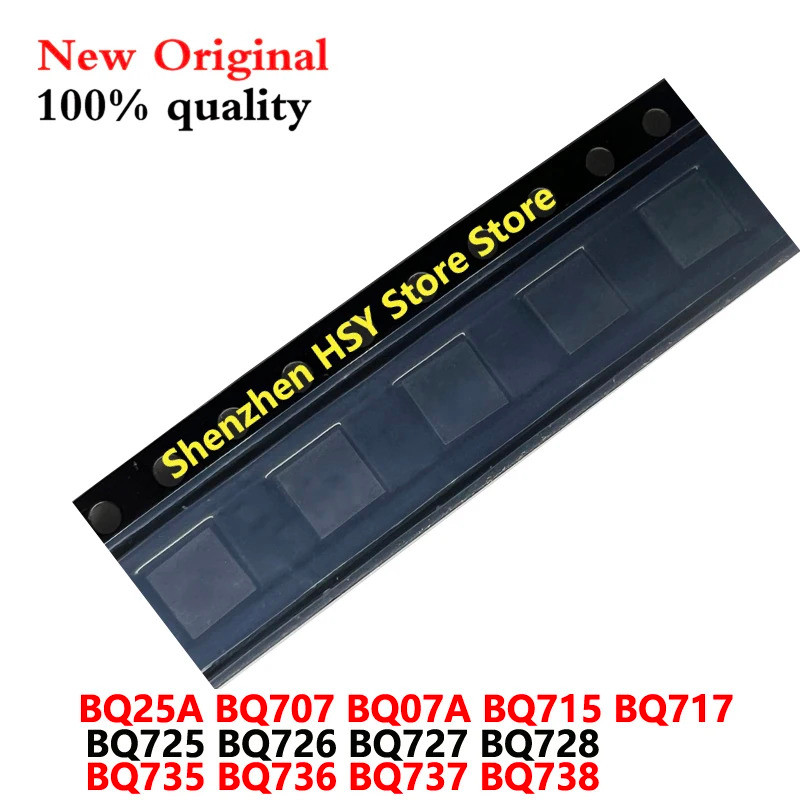 5 CHIẾC BQ25A BQ707 BQ07A BQ715 BQ717 BQ725 BQ726 BQ727 BQ728 BQ735 BQ736 BQ737 BQ738 QFN Chipset