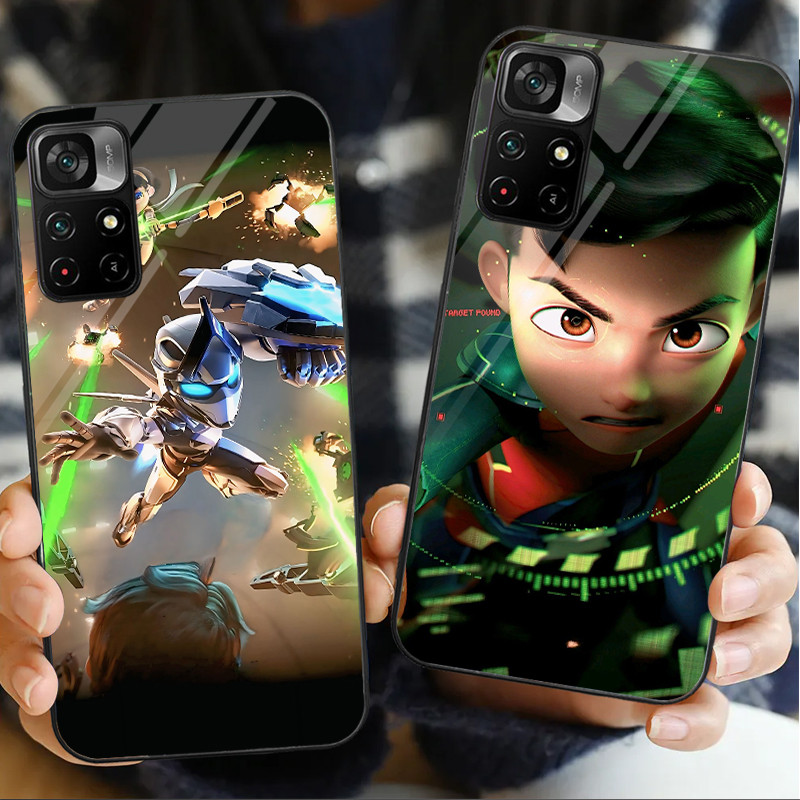 Ejen Ali The Movie 2 01 Vỏ Điện Thoại Kính Cho POCO F3 F4 F5 M3 M4 M5 M6 4G X3 X4 GT NFC X5 X6 PRO 5