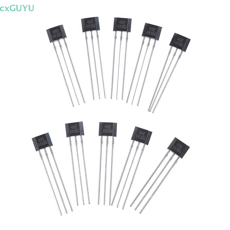 [cxGUYU] 10 chiếc Hall element 49E OH49E SS49E Cảm biến tuyến tính Cảm biến Hall PRTA