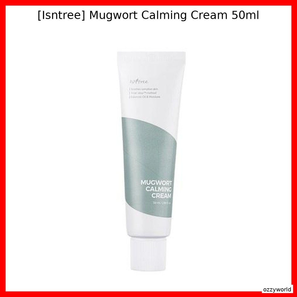 ISNTREE [Istree] Kem dưỡng ẩm Mugwort 50ml / Kem dưỡng ẩm Hàn Quốc / Công thức nhẹ của ozzyworld
