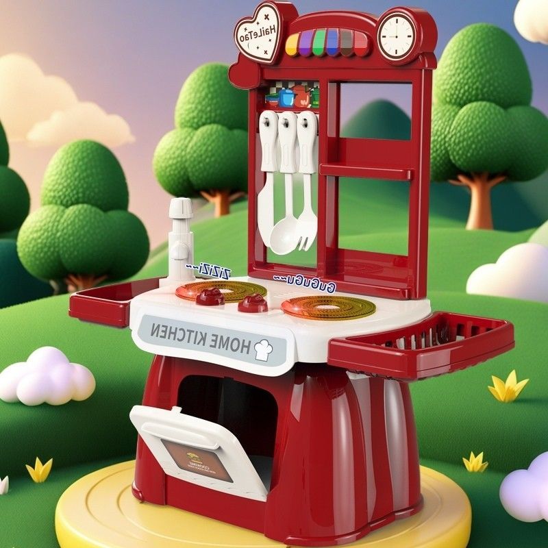 New Product#Children's Kitchen Toy Girl Simulation Play House6Baby Cooking1Cooking Utensils2Mini Set