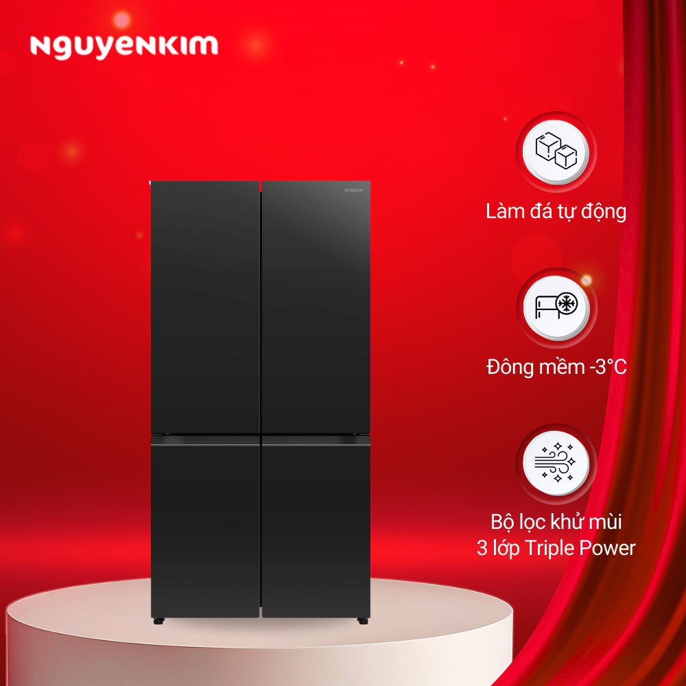 Tủ lạnh Hitachi Inverter 569 lít R-WB640PGV1 (GCK)