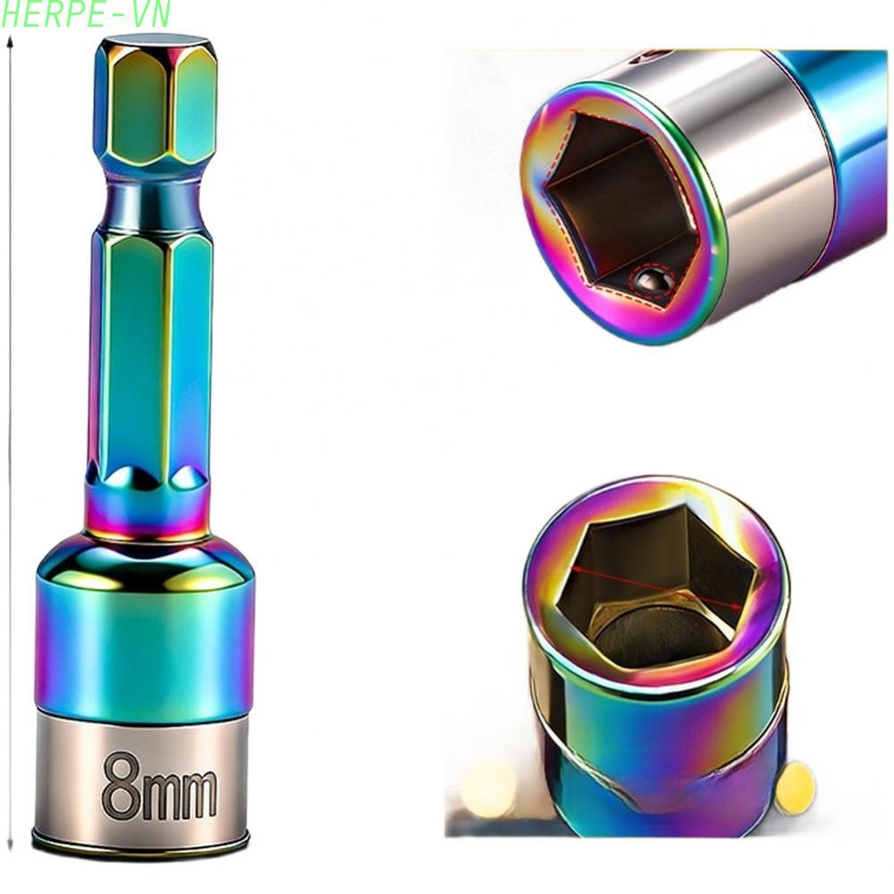 [HERPEVN]8mm Ball Socket Bit Steel Ball Locking Mechanism Tool Bit Precision Hex[Ready stock]