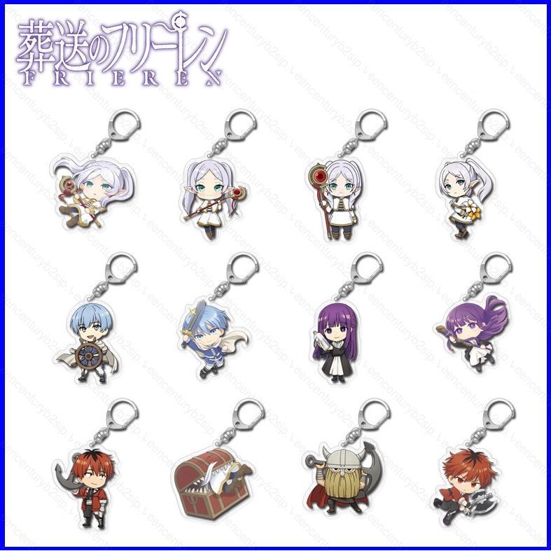 G2P Frieren: Beyond Journey 's End Móc khóa Anime Sousou no Frieren Móc khóa Fern Stark Túi Acrylic 