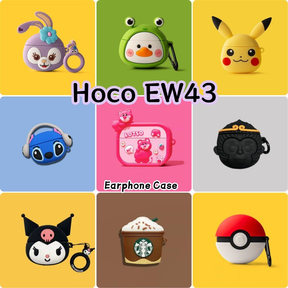 Dành Cho Hoco EW43 Vỏ Silicon Mềm Hoạt Hình Sáng Tạo Vỏ Tai Nghe NO.5