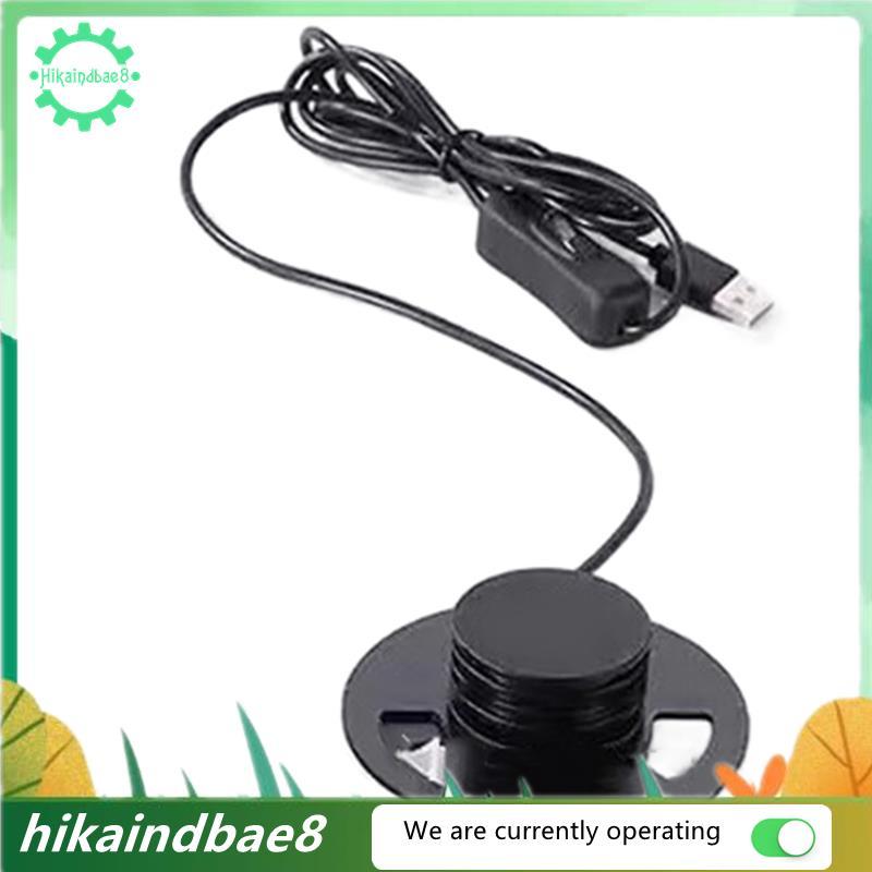 [hIkAi] Đèn LED rêu D10 / 12 / 15 / 20cm Đèn chai sinh thái USB, Đèn trồng thủy canh thủy sinh thông