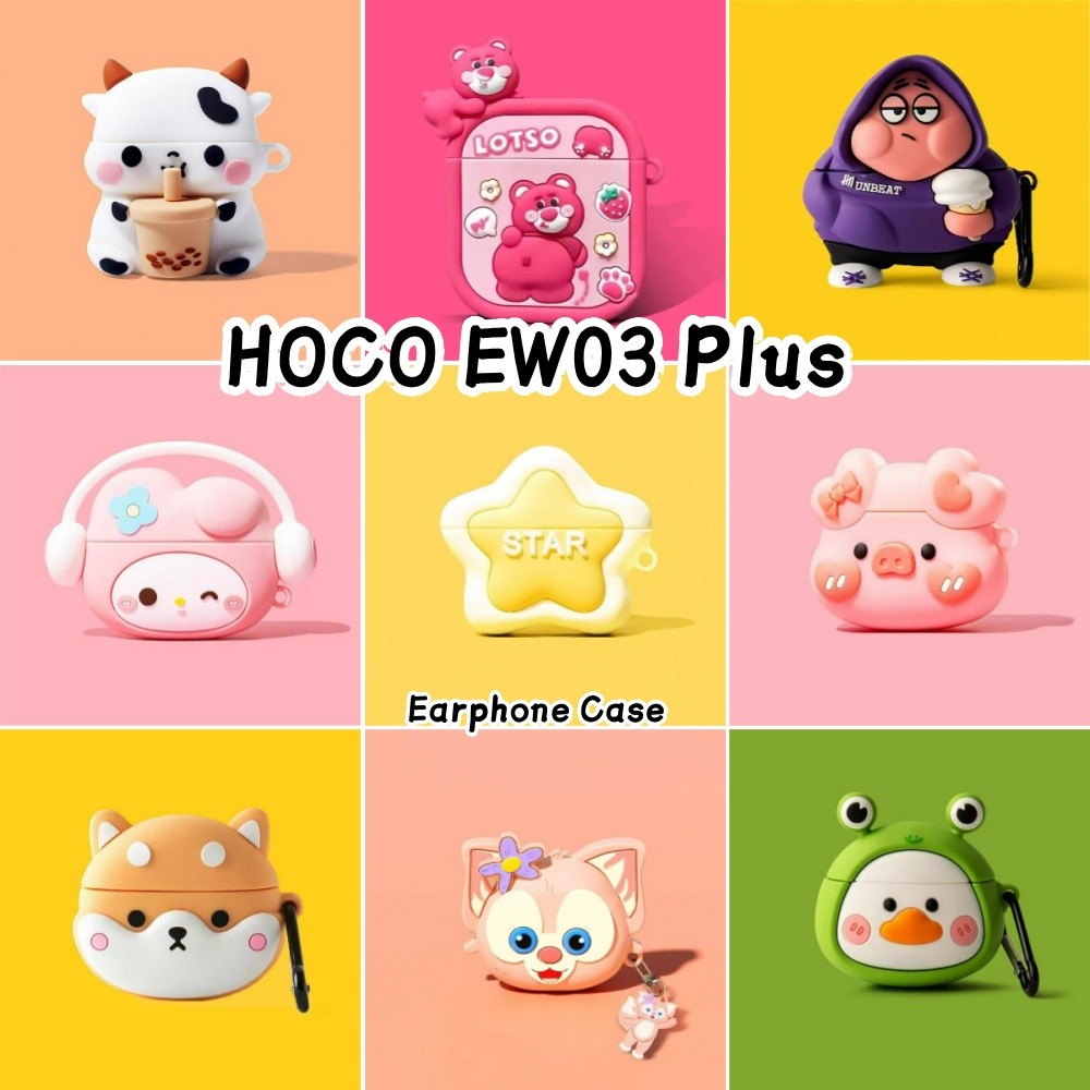 【imamura】Cho HOCO EW03 Plus ốp tai ng Case dòng thủy triều Vỏ Bảo Vệ Hộp Sạc Tai Nghe NO.3
