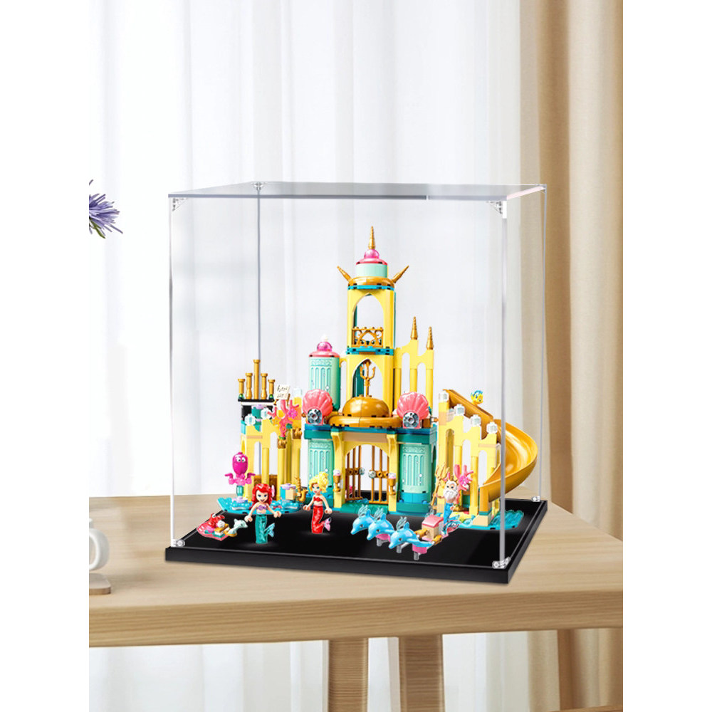 [Hộp trưng bày trong suốt] Hộp trưng bày Acrylic cung điện dưới nước của Ariel Thích hợp cho Lego 43