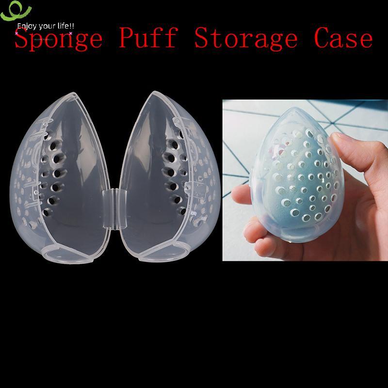 THÊM Beauty Sponge Make Up Puff Case Beauty Sponge Holder Hộp đựng đồ du lịch trang điểm AB