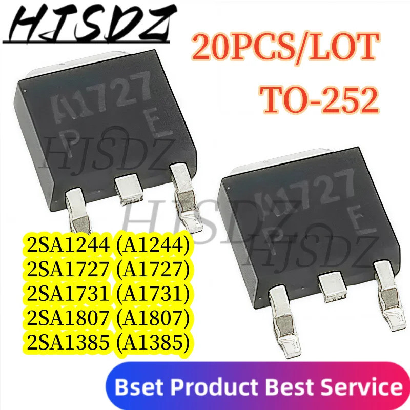5 chiếc 2SA1244 A1244 2SA1727 A1727 2SA1731 A1731 2SA1807 A1807 2SA1385 A1385 TO-252 IC Chip Stock