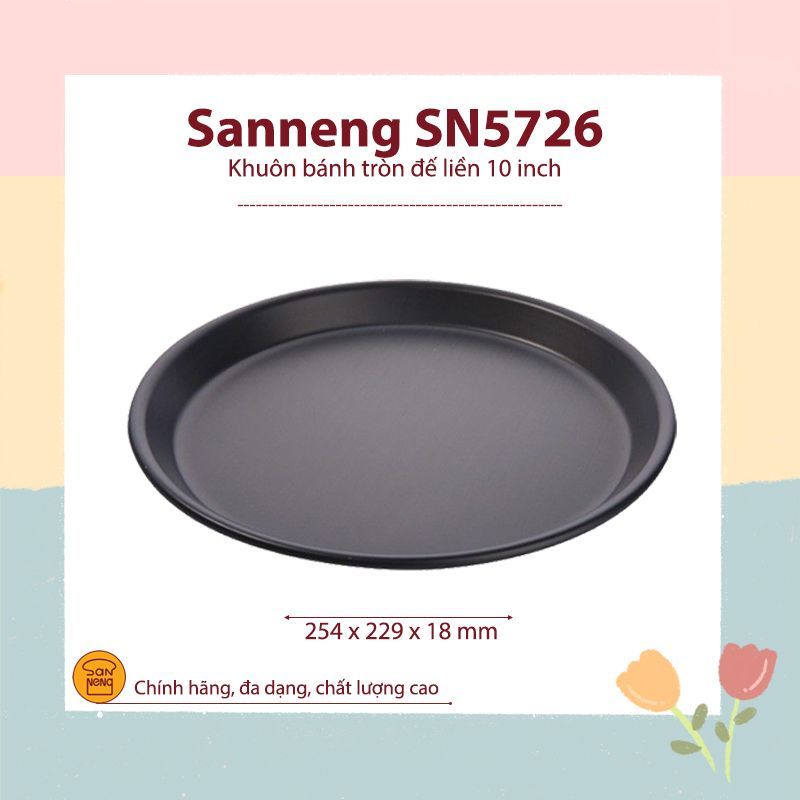 Sanneng SN5726 - Khuôn bánh Pizza 10 inch