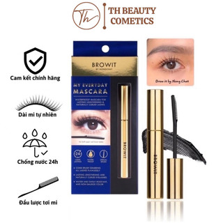 Mascara Nongchat Browit Thái Lan dạng lược tơi dài cong mi TH Beauty Cosmetics
