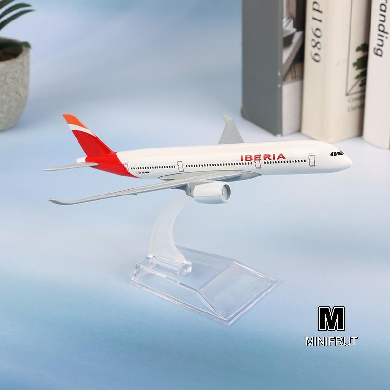 MINIFRUT] 16CM Iberia 330 Hợp Kim Máy Bay Mô Hình Tỉ Lệ 1: 400 Kim Loại Máy Bay Bản Sao Diecast Máy 