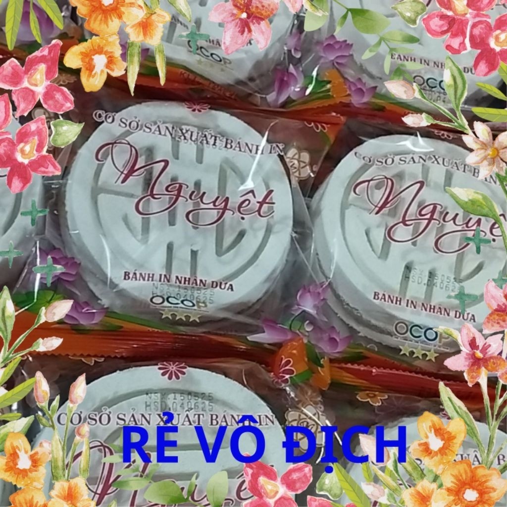 [Buôn sỉ rẻ] COMBO 5 Bánh in nhân dừa non,đậu xanh ngon rẻ