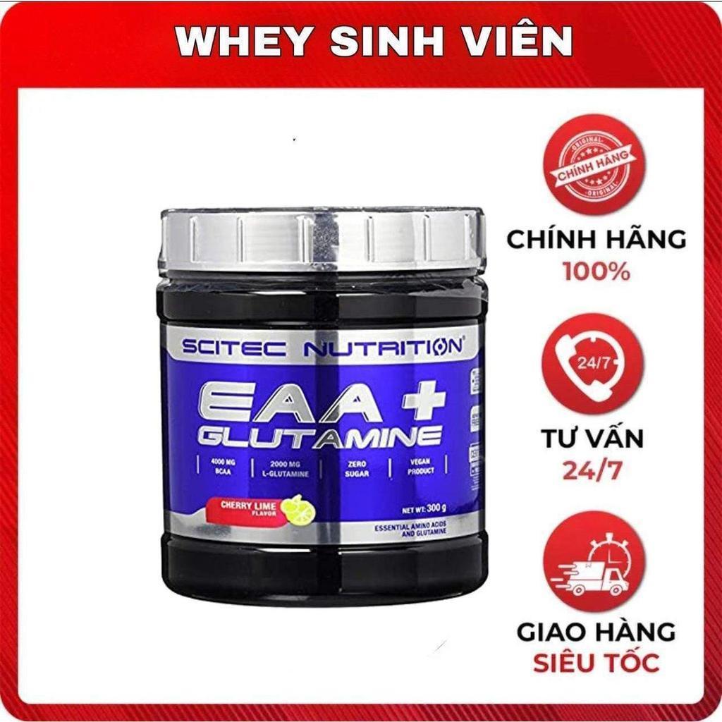 Scitec EAA + Glutamine 300G [33 Lần Dùng] Thực phẩm thể hình Whey Sinh Viên