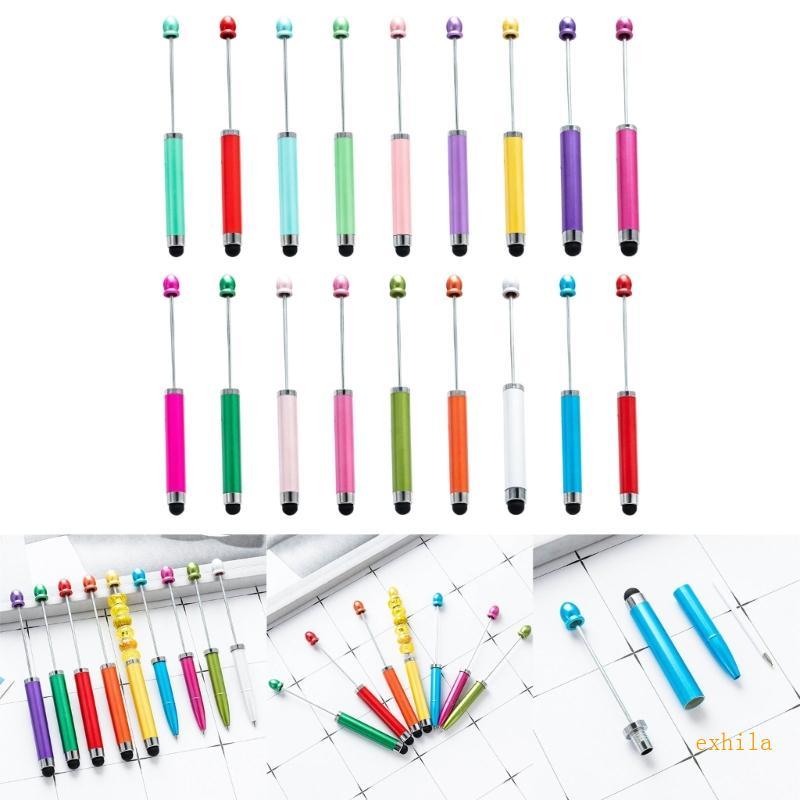 Exhila 6 Miếng Bút Bi Stylus 2 Trong 1 Bút Bi Đính Hạt Bút Bi Văn Phòng Ký Bút