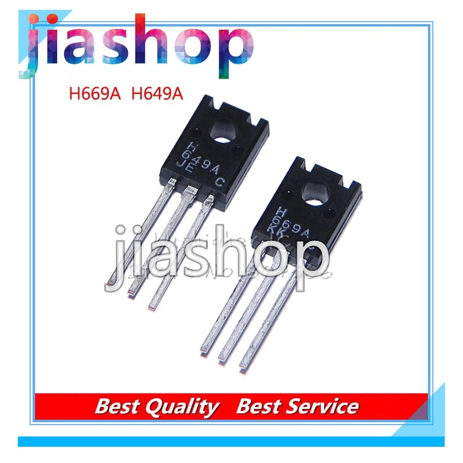 10 chiếc (5 chiếc H669A + 5 chiếc H649A) TO-126F 669A 649A TO126 TRANSISTOR, đảm bảo chất lượng