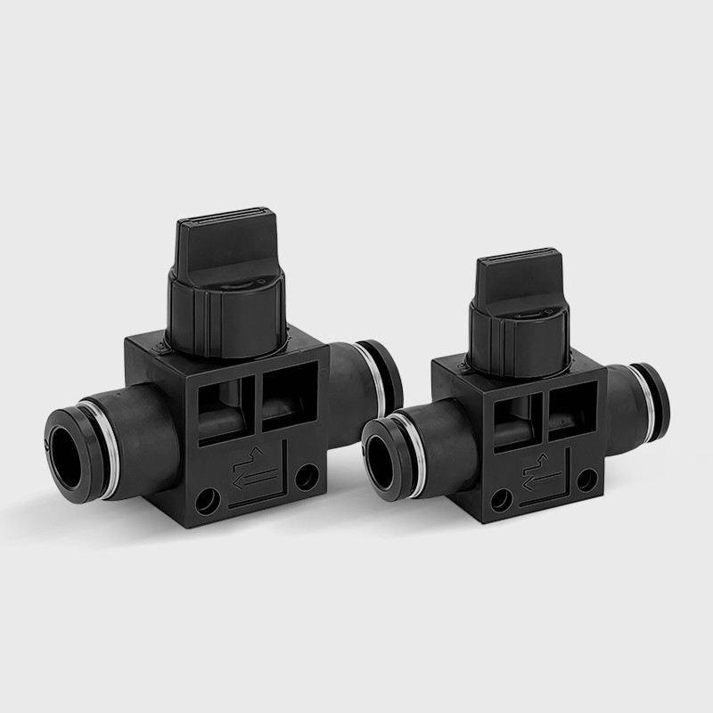 Van chuyển đổi HVFF Phụ kiện khí nén Đầu nối nhanh HVFF 4 / 6 / 8 / 10 / 12mm Bộ chuyển đổi ống