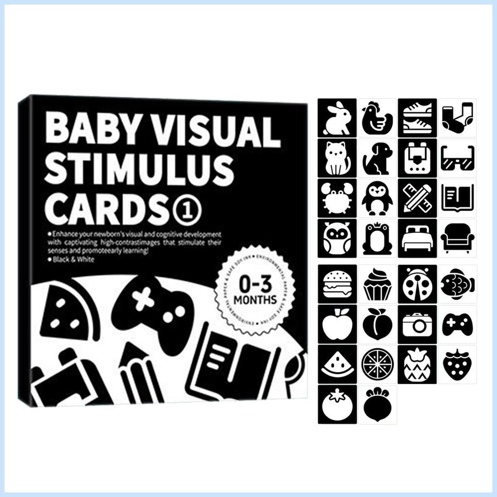 Cảm Giác Phát Triển Flashcard Bé Đen Trắng Thẻ Hoạt Động Bộ Kích Thích Thị Giác Flashcard Di Động Ch
