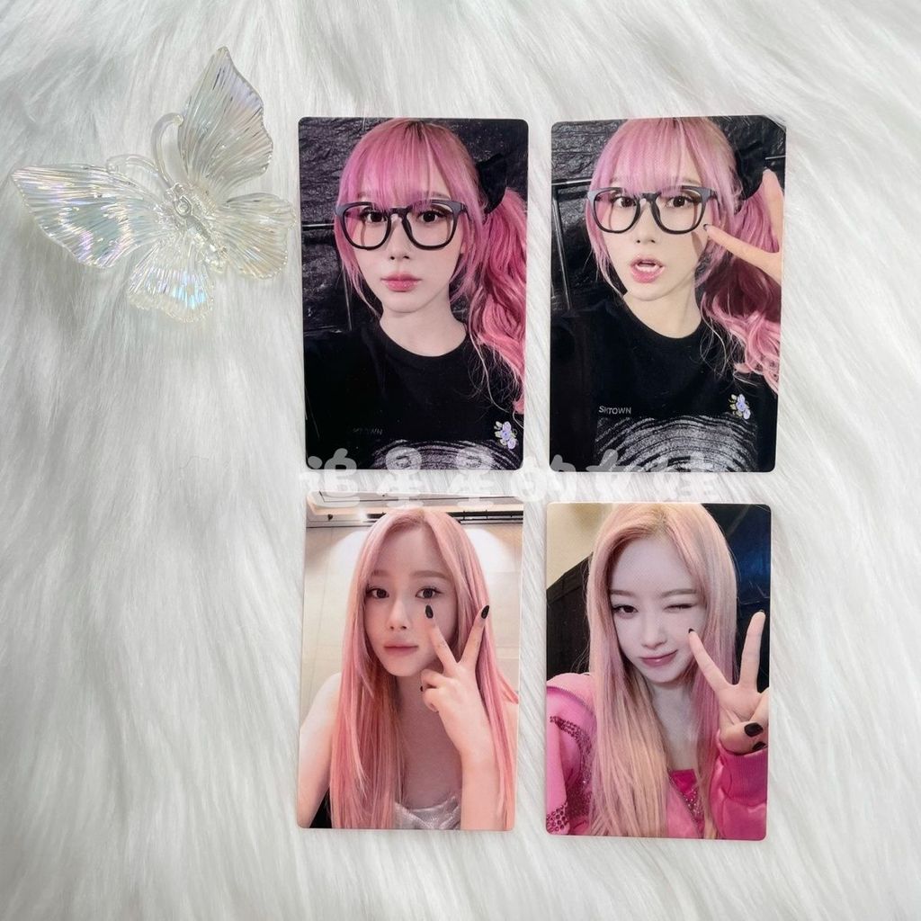 AESPA Exhibition Phase I and Phase II Pear Card Ticket Card Star Uchi Nagae GISELLE Giselle Small Ca