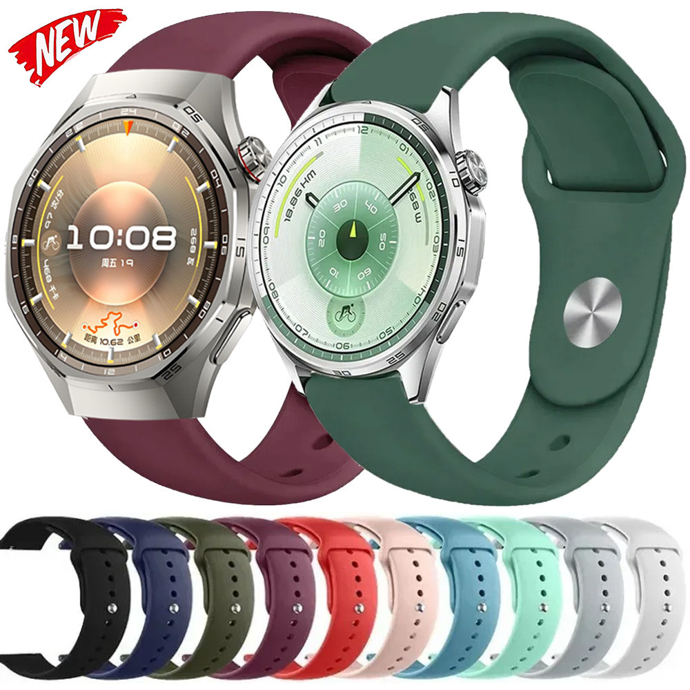 Dây đeo thể thao silicon 18mm 20mm 22mm cho Huawei Watch 5 GT6 Pro GT6-5-5-4-3-2-1 46mm Vòng đeo tay