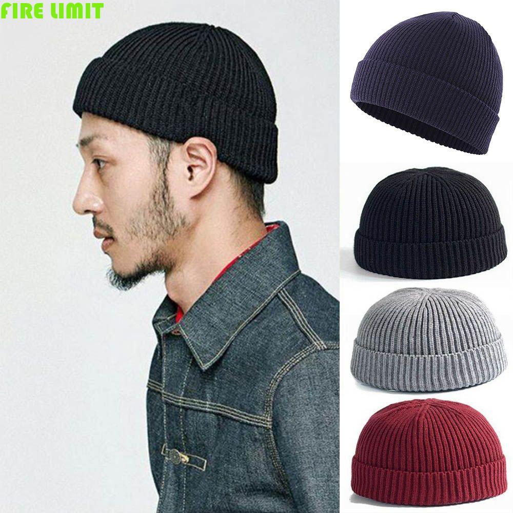 Mũ GIỚI HẠN FIRE Dệt kim Unisex Người cá Docker Hat