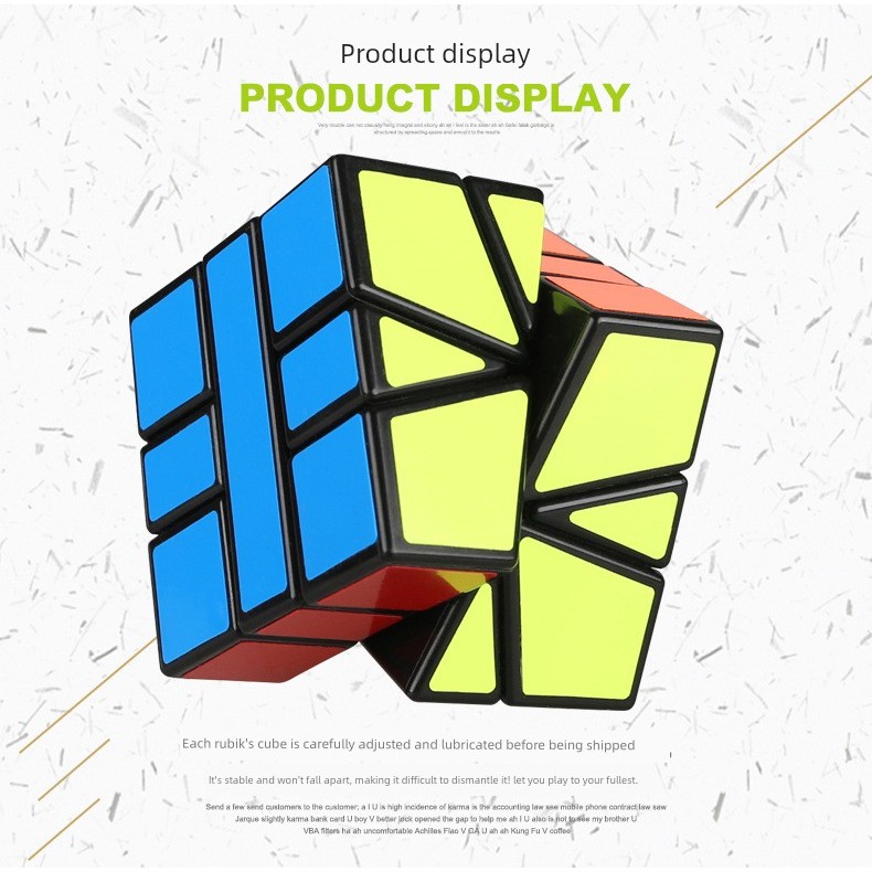 moyu rs3m v5 rs3m SQ1 Rubik's Cube Quạt hai trục Square One Cube cảm thấy mượt mà