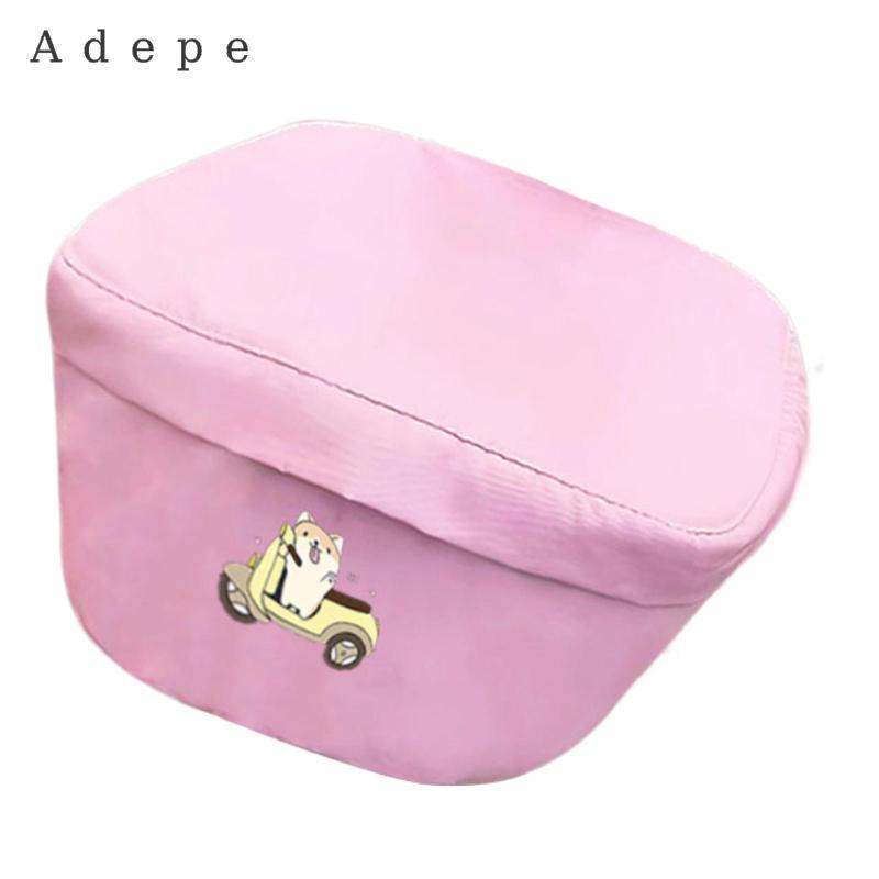 Giỏ xe đạp Adepe vỏ mưa chống nắng, nắp chống bụi, kích thước 12,99x12.2x10.24 inch, phụ kiện dành c