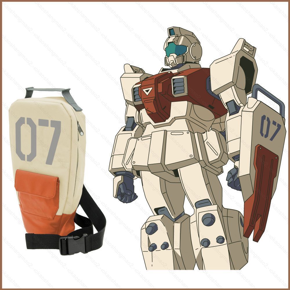 HK2 MOBILE SUIT GUNDAM THE 08TH MS TEAM Túi Đeo Vai MS-07 Lá Chắn Túi Đeo Ngang Quà Tặng Cho Bé Trai
