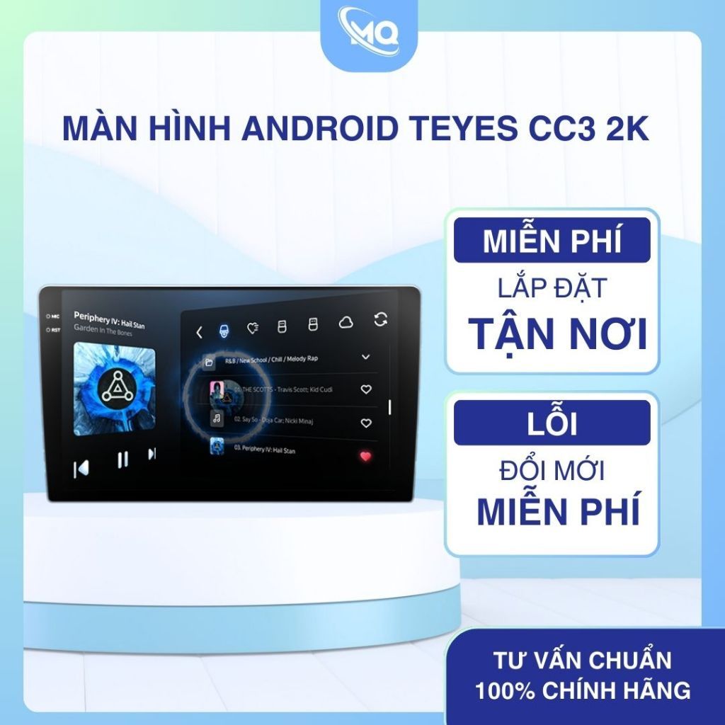 [HÀNG MỚI]Màn Hình Android Teyes CC3 2K | Ram 6GB Rom 128G | Liền Camera 360