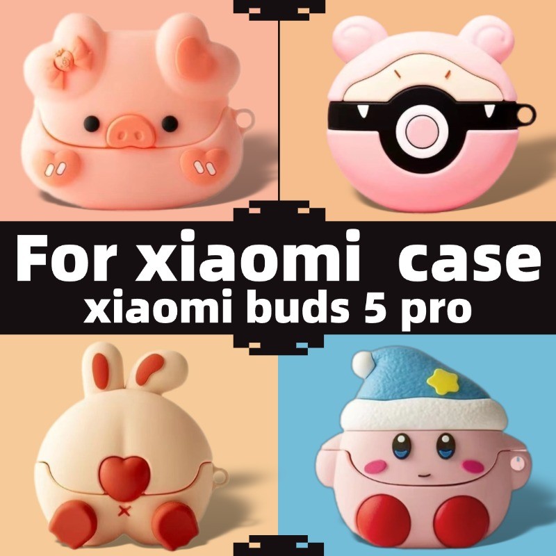 Dành Cho Xiaomi Buds 5 Pro Vỏ Tai Nghe Chống Sốc Xiaomi Buds 5 Pro Vỏ Silicon Chống Sốc