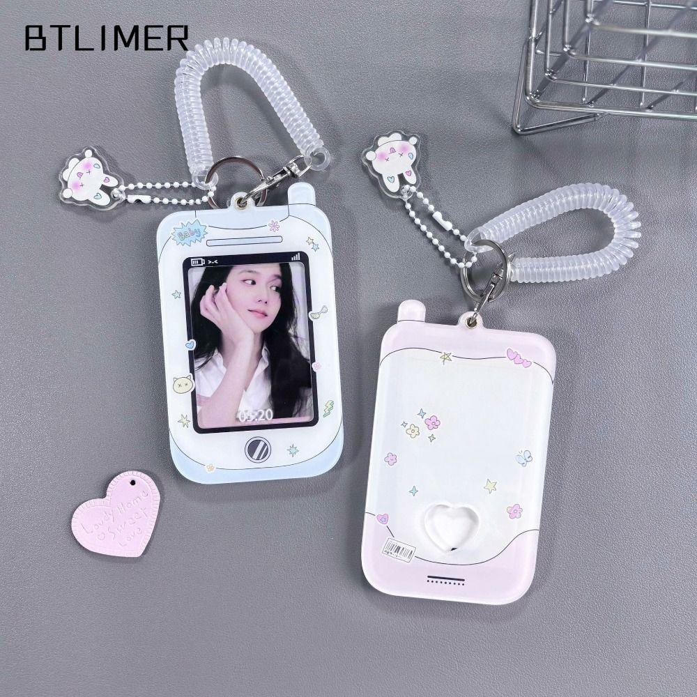 ESSECCOME Idol Photo Card Tay áo, Khung điện thoại Acrylic Giá đỡ Photocard Kpop, Móc khóa di động K