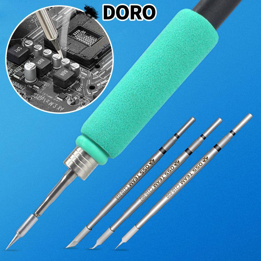 Bộ dụng cụ trạm hàn DORO C210 C210-I K SI Dụng cụ hàn tay cầm T210 không chì