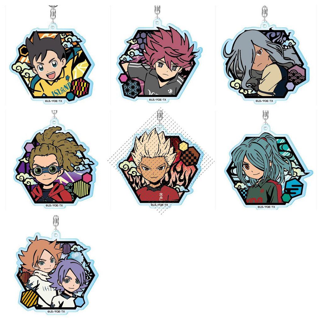 Trò Chơi Inazuma Eleven Acrylic Móc Khóa Búp Bê