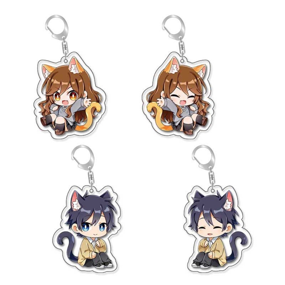 Anime Horimiya Hori-san to Miyamura-kun Hori Kyouko Izumi Acrylic Hình Móc Khóa Bộ Sưu Tập Đồ Chơi Q