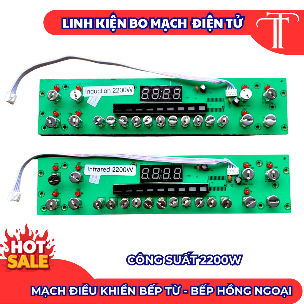 Mạch Điều Khiển Bếp Từ, Bếp Hồng Ngoại Thay Thế Bếp CANZYY - SUNHOUSEE model SHB5237 - MMB82272