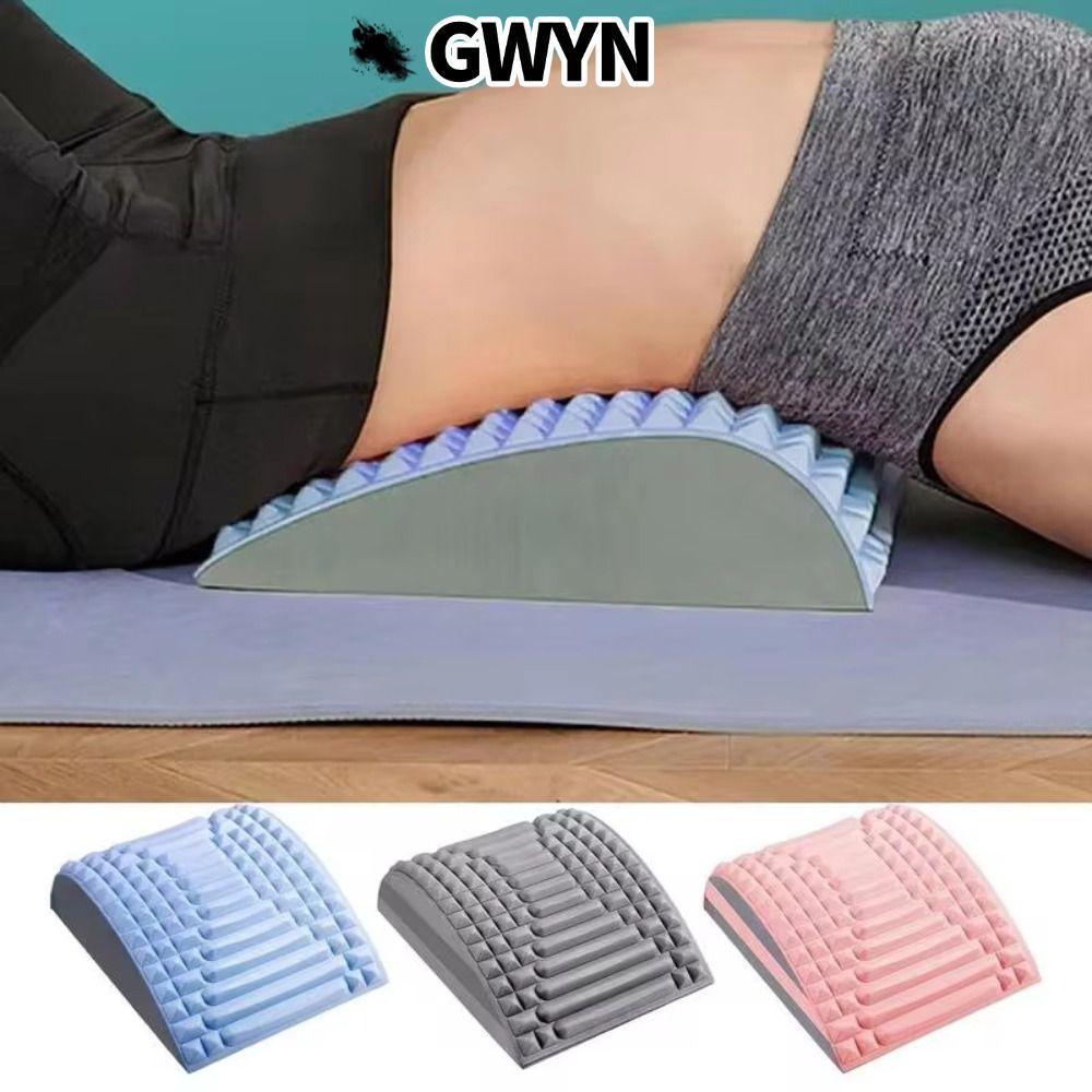 GWYN‌ Máy mát xa lưng thắt lưng, Gối nhớ cổ tử cung EVA TPE, Thiết bị trị liệu Cổ co giãn eo Massage cáng lưng Unisex