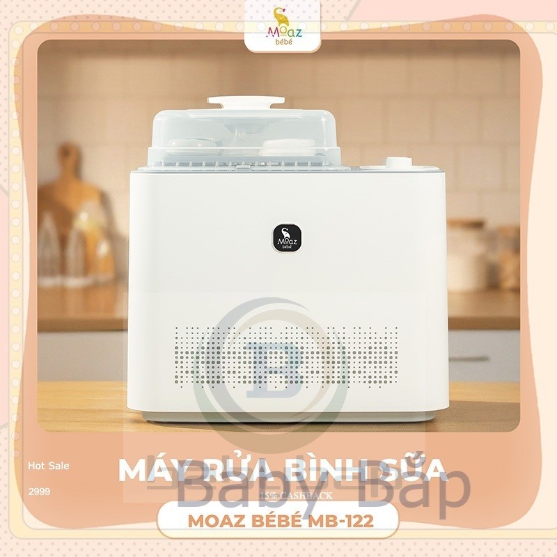 Máy Rửa Bình Sữa Moaz BéBé MB-122 Shop Babybap