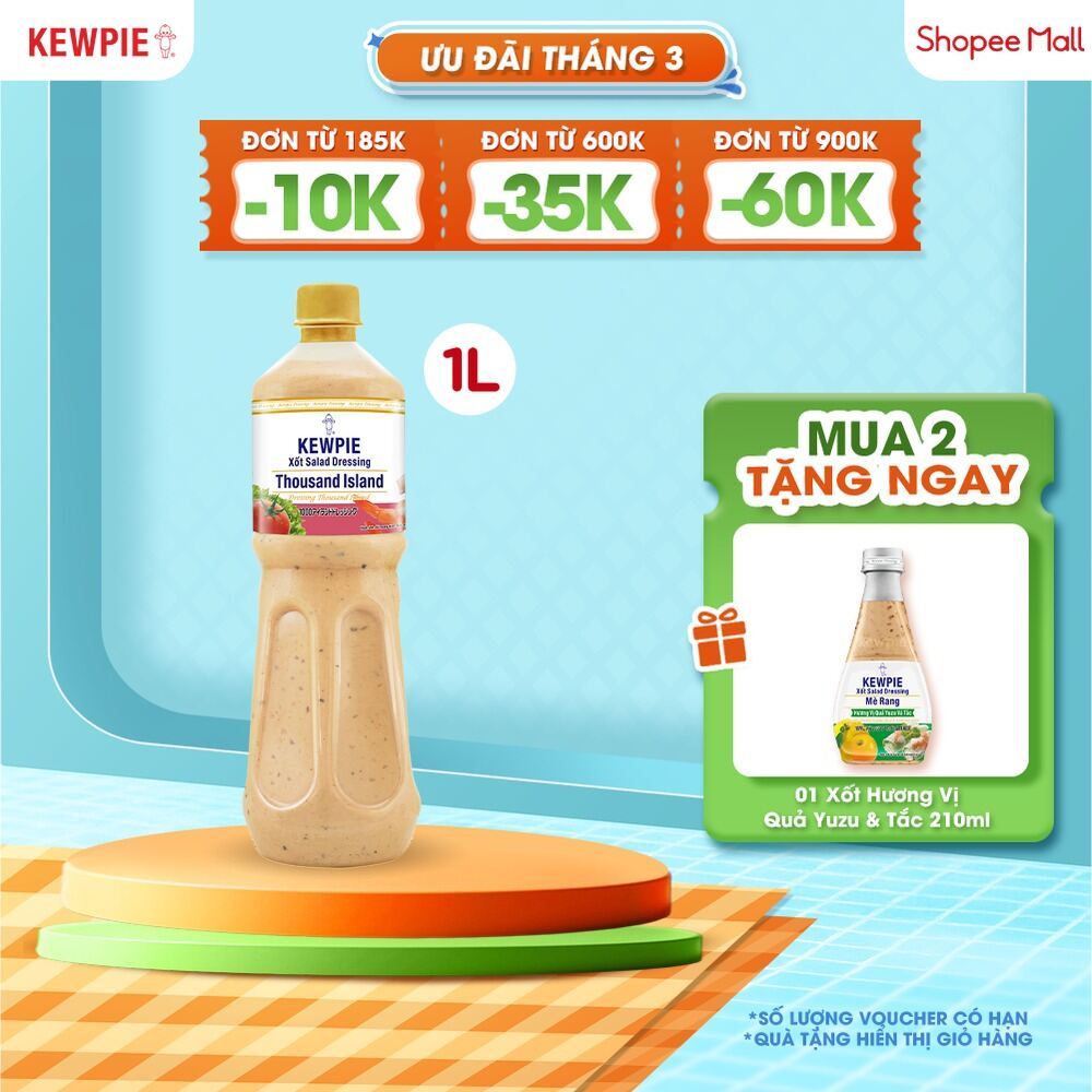 Xốt Salad Dressing Thousand Island Kewpie 1L