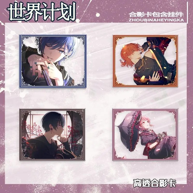 Móc khóa Project Sekai PJSK Acrylic in hình Aoyagi Toya Shinonome Akito Momoi Airi Card Anime mô hìn