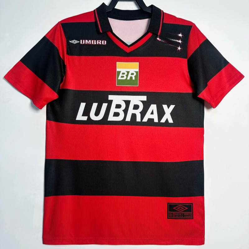 1995 FL Mengo Home Red Retro Áo bóng đá ngắn tay S-XXL