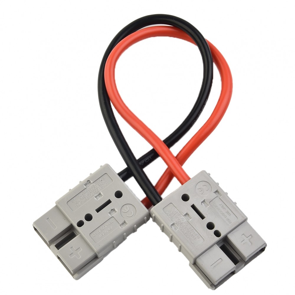 Đầu nối sạc pin hai đầu đáng tin cậy với danh bạ mạ bạc