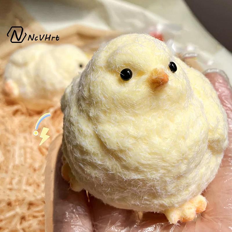 NcVHrt Squishy Chien Kawaii Handmade Silicone Mềm Floo Vàng Chien Seal Mềm Chien Trẻ Em Quà Tặng Sin