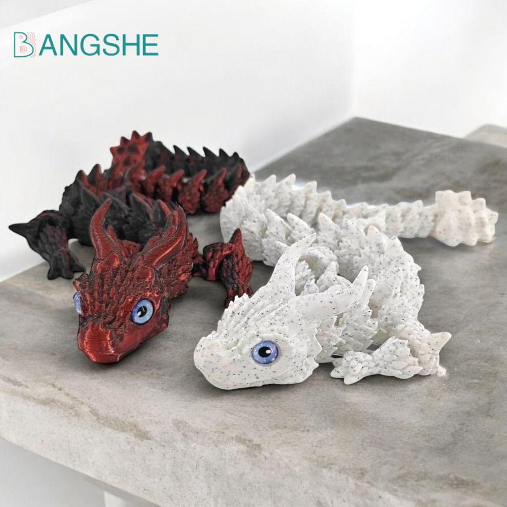 BANGSHE Rồng in 3D BANGSHE, Mắt mô phỏng Tất cả trong một Khuôn đúc 3D Rồng, Rồng Trung Quốc linh ho