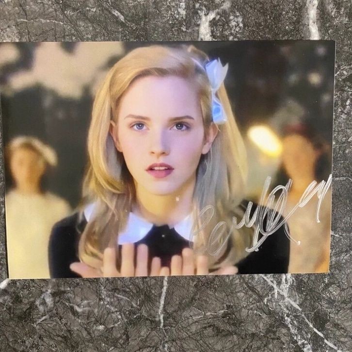 Harry Potter Hermione Emma Watson Autographed License Event Site Autographed Fidelity Bộ sưu tập khô