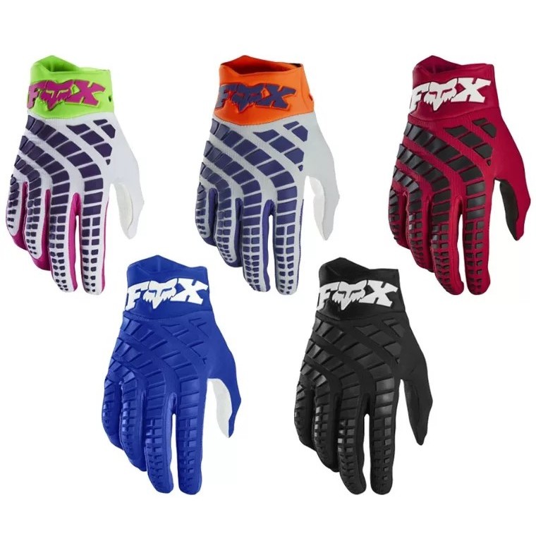 Găng tay xe đạp 2025 Fox 360 Mountain RACING Găng tay chống mài mòn RACING