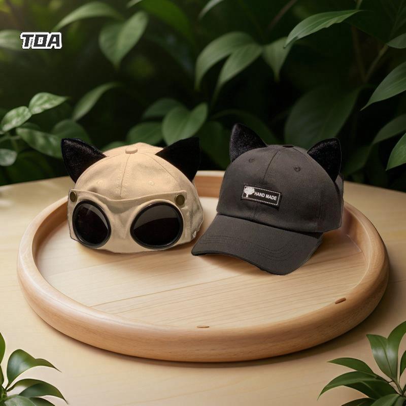 Mũ Tai Mèo Aviator Phong Cách Hip-Hop Cho Nữ,Snapback Đảo Ngược - Việt Nam