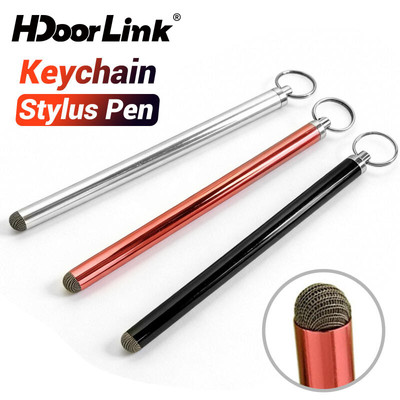 HdoorLink Di Động Màn Hình Cảm Ứng Bút Sợi Điện Dung Bút Có Móc Khóa Bút Vẽ Cho IOS Android Điện Thoại Máy Tính Bảng
