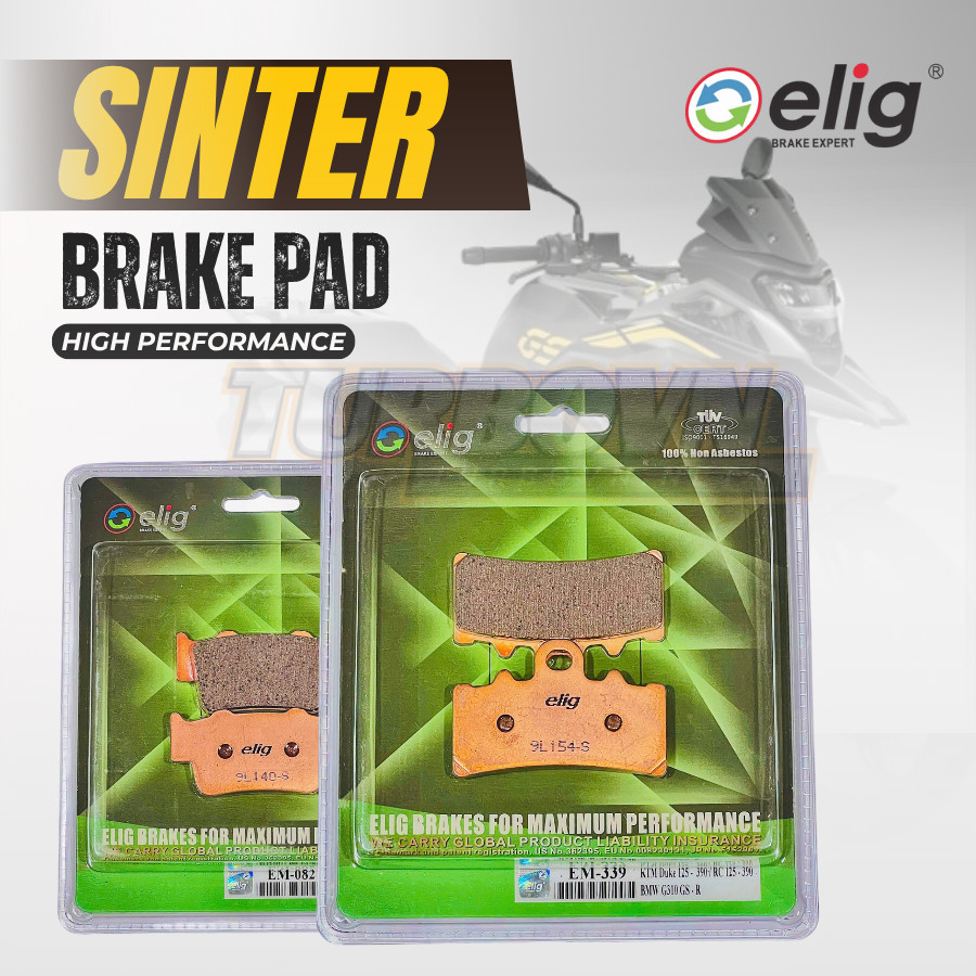 BỐ THẮNG ELIG SINTER BMW G310-GS 2017-2023 ( T-339, S-082 )