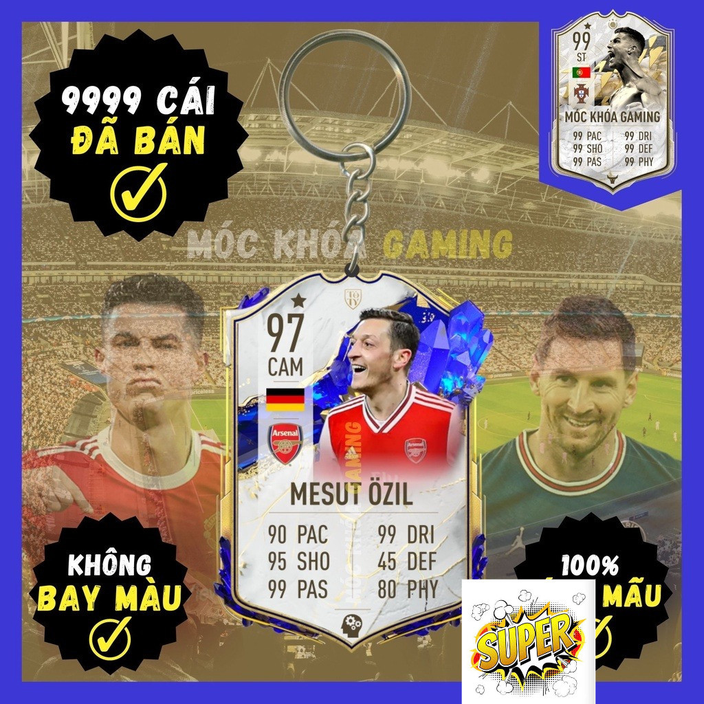 Móc Khóa M. Ozil Huyền Thoại TOTY